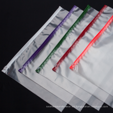 ropa de ropa transparente cerradura de cremallera con bolsas de Zipllock personalizadas